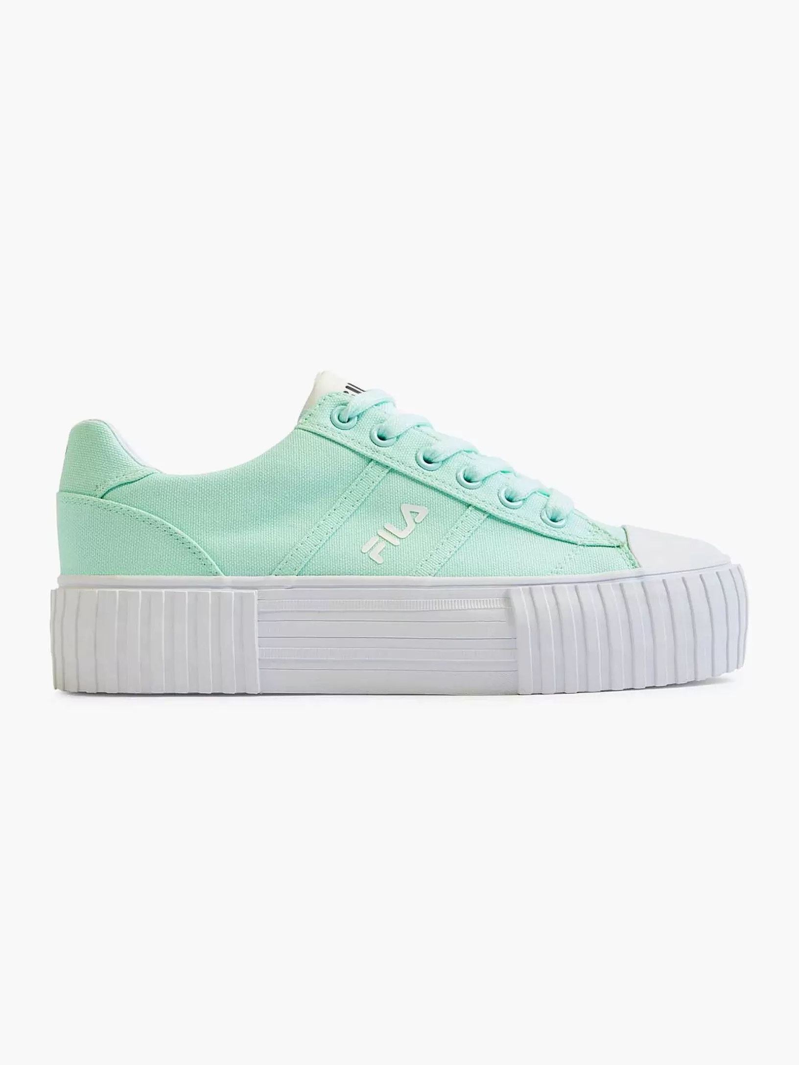 Ladies FILA Mint-Colored Canvas Sneaker Platform