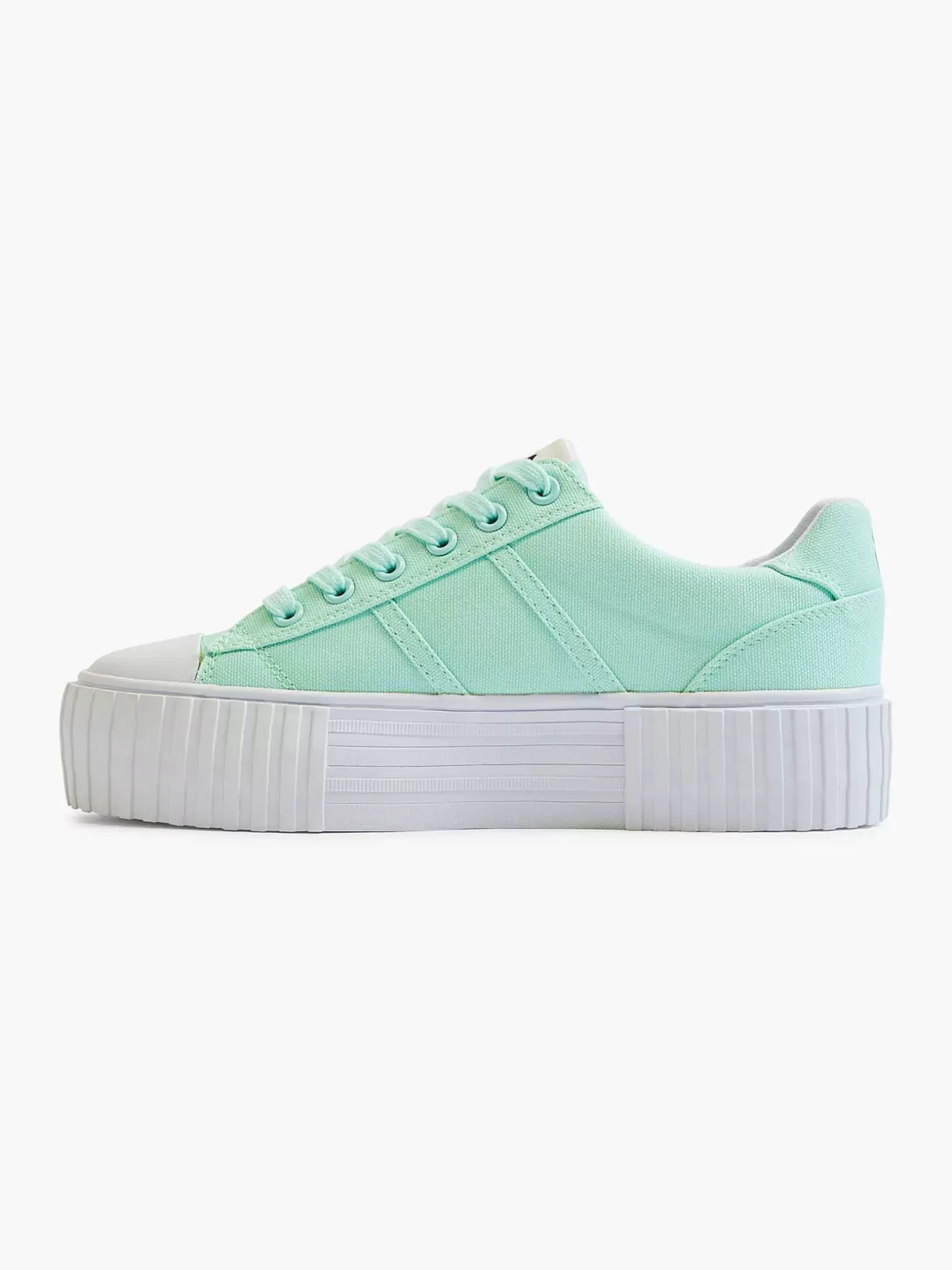 Ladies FILA Mint-Colored Canvas Sneaker Platform