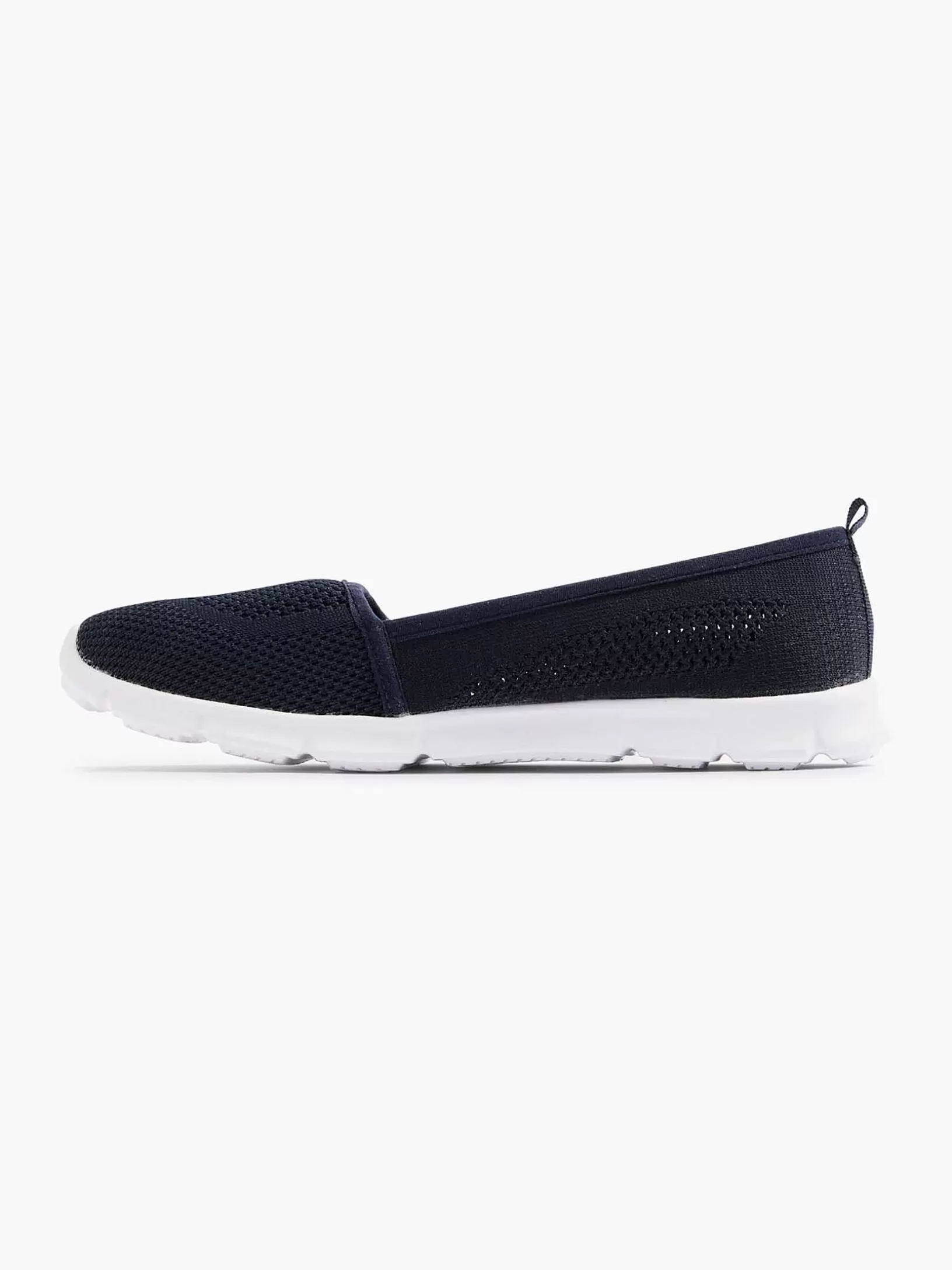 Ladies Graceland Navy Blue Memory Foam Slip-On