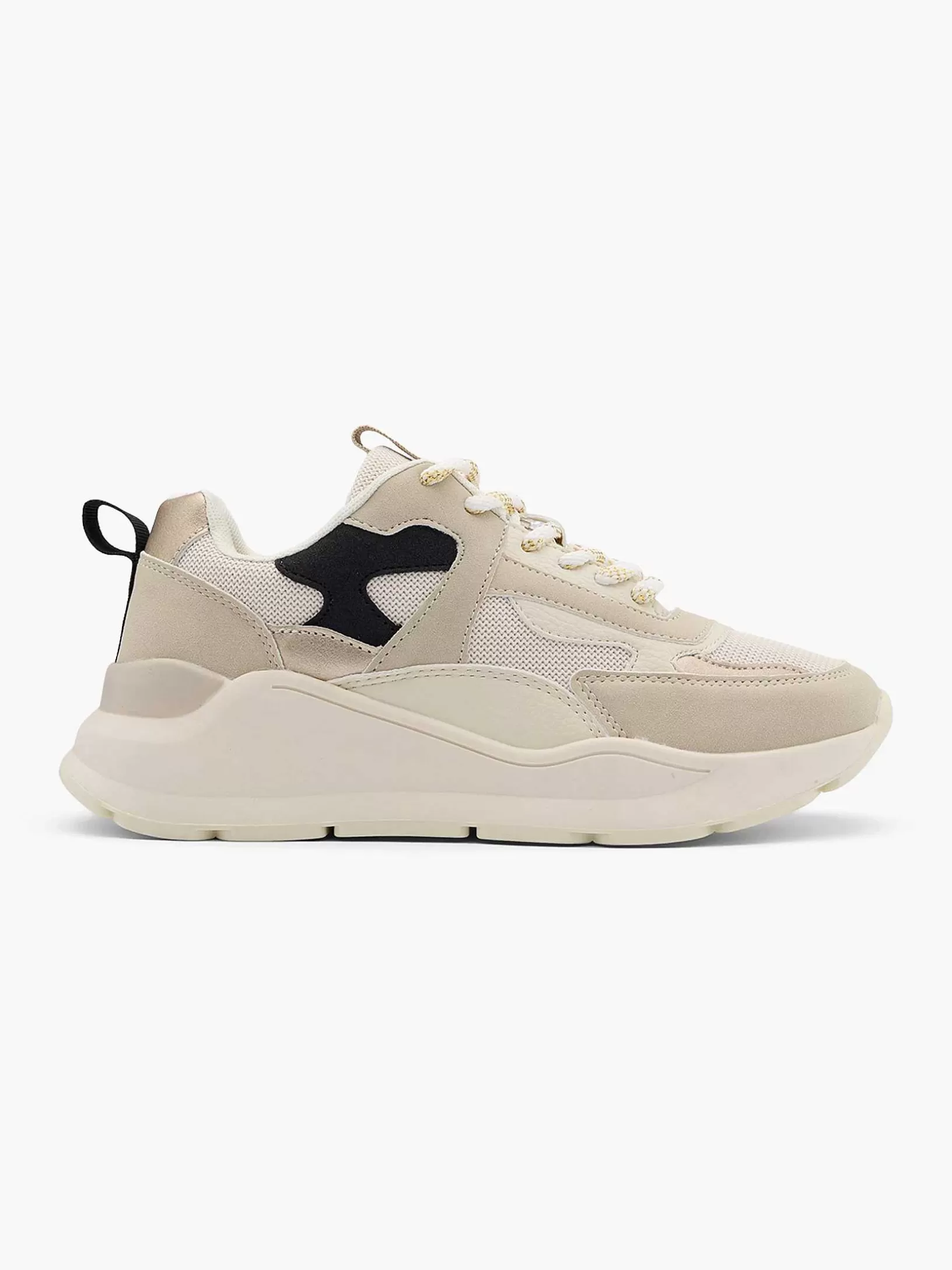 Ladies Oxmox Off White Chunky Sneaker