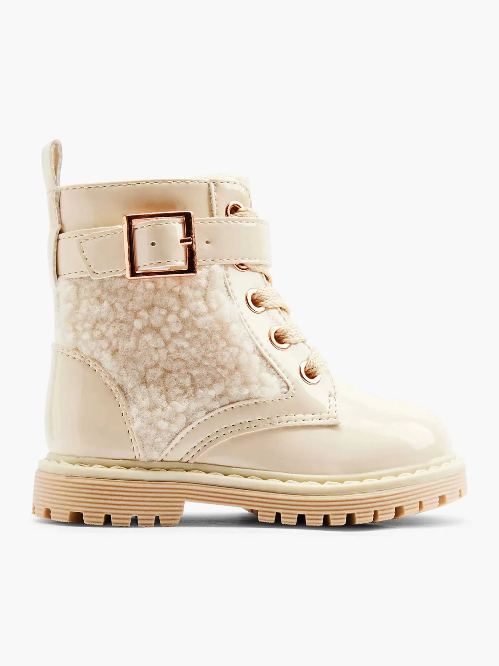 Children Graceland Off White Lace Boot Teddy