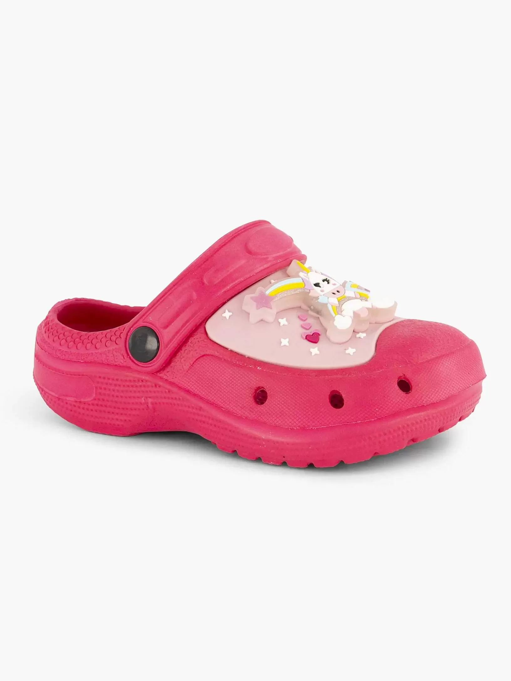 Children Blue Fin Pink Clog Lights