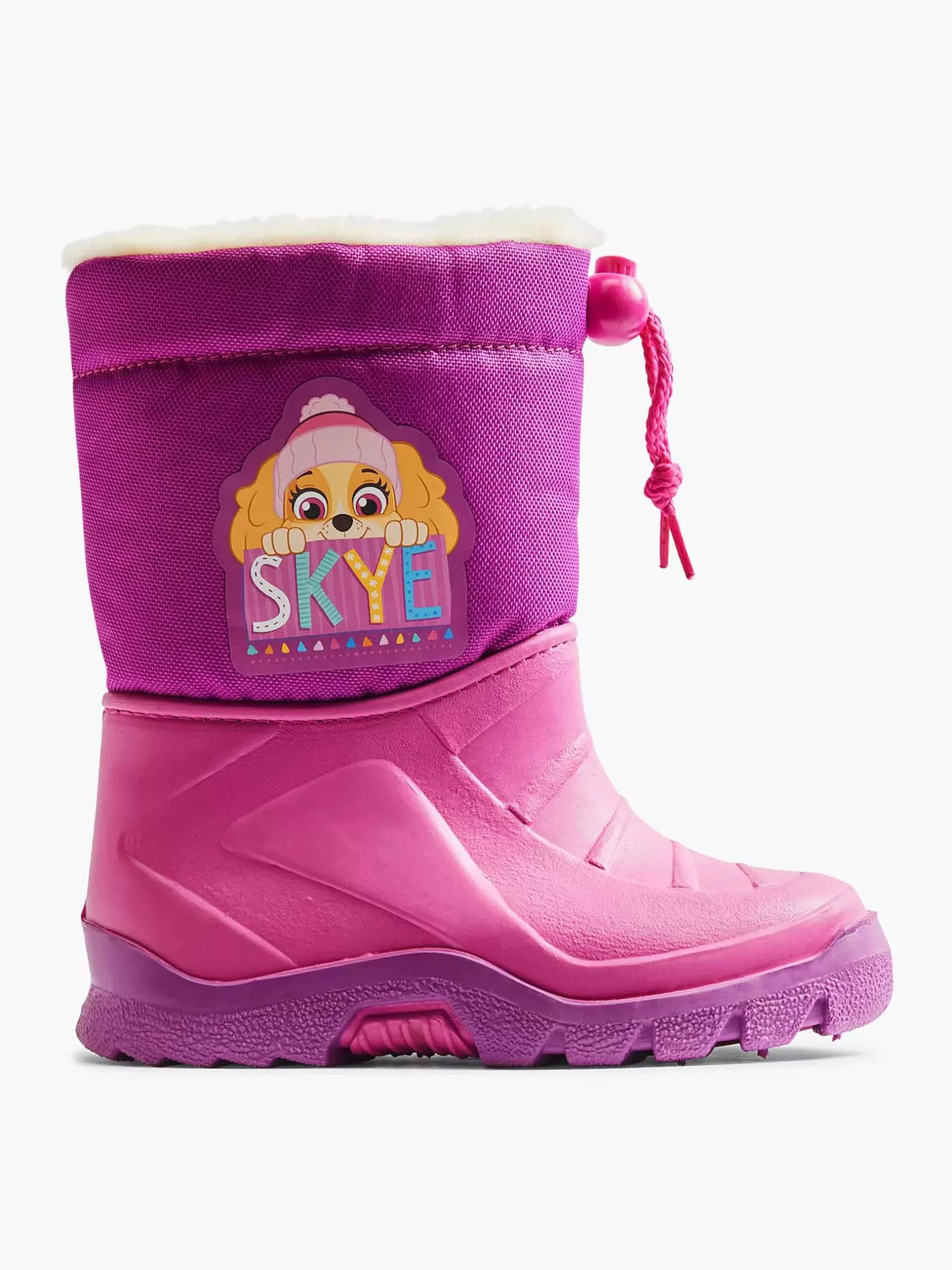 Children PAW Patrol Pink Lined Rain Boot