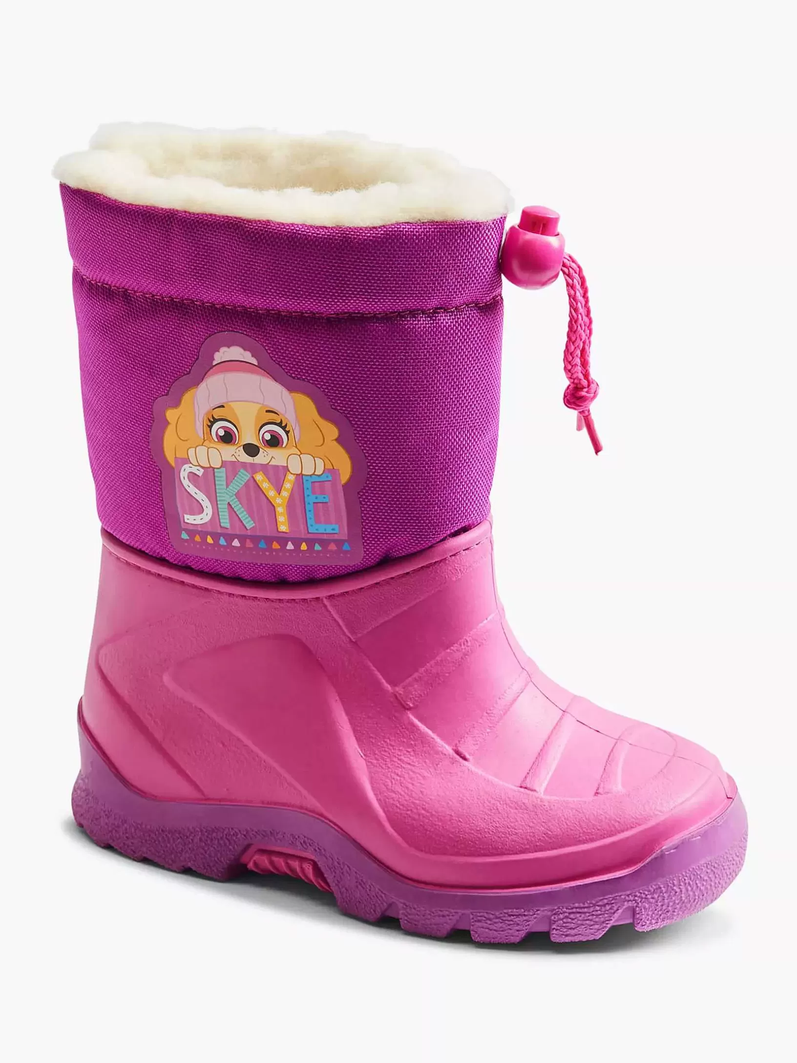 Children PAW Patrol Pink Lined Rain Boot