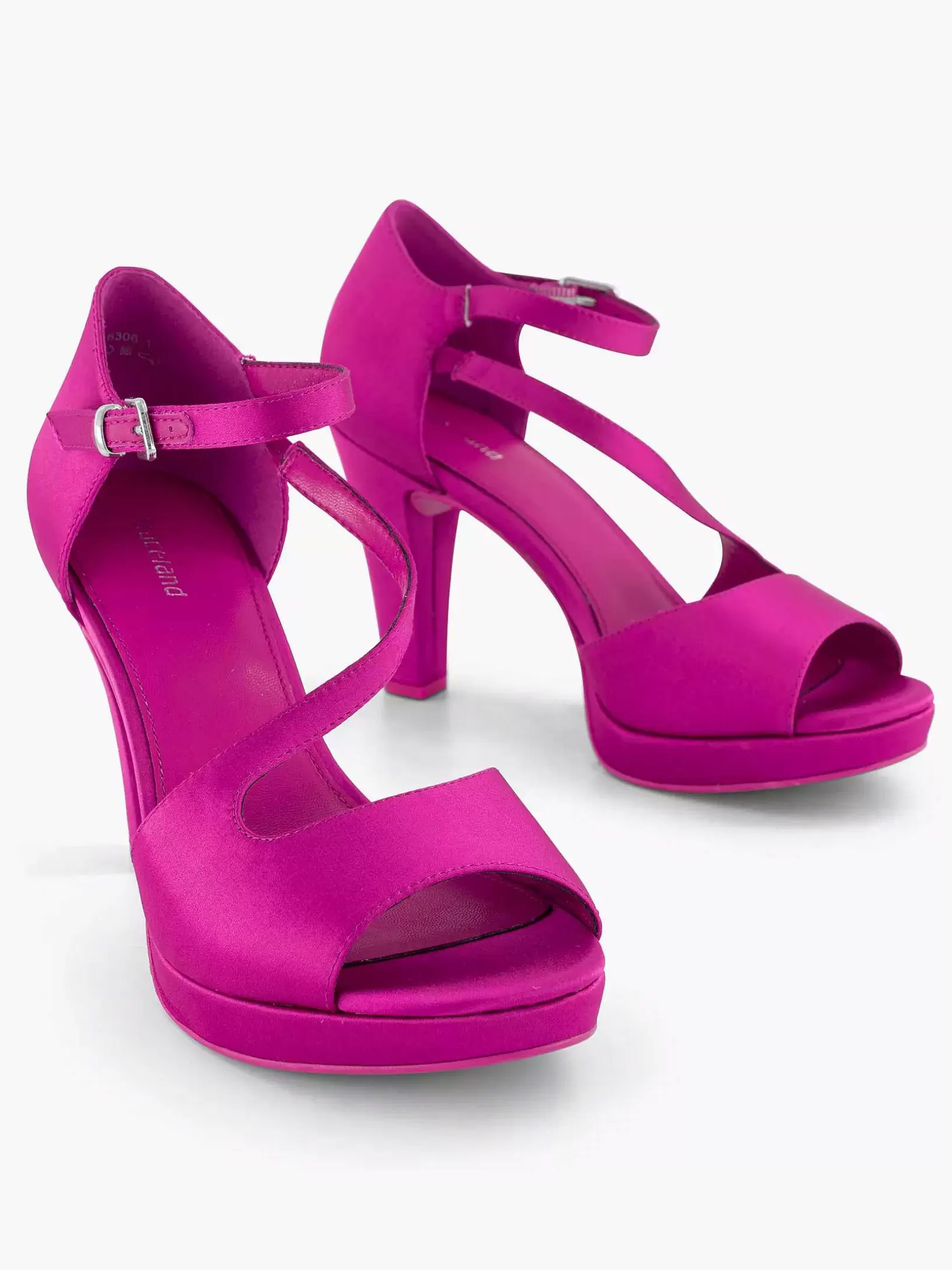 Ladies Graceland Pink Pump Satin