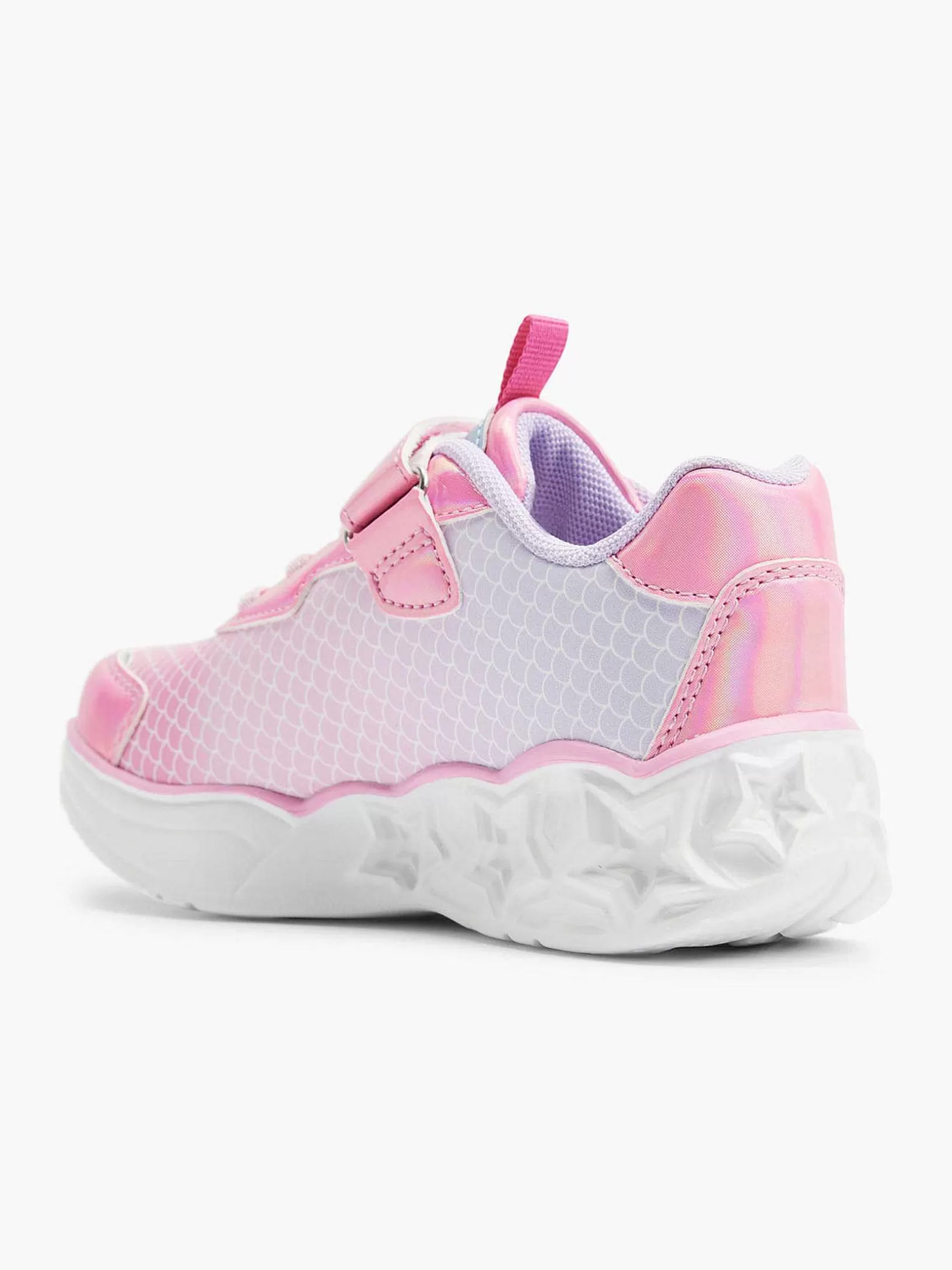 Children Graceland Pink Sneaker With Mermaid Lights