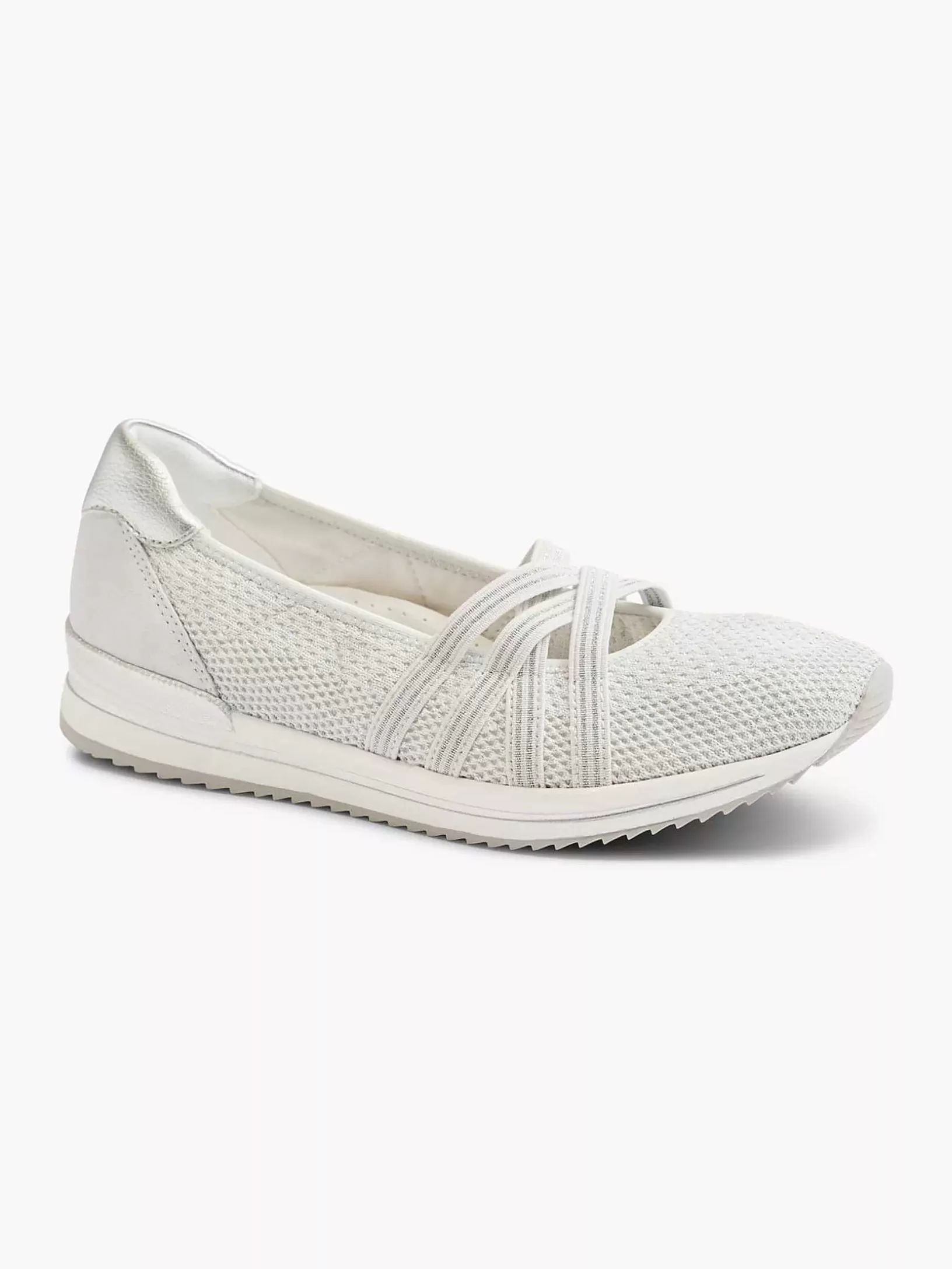 Ladies Medicus Silver Comfort Slip-On