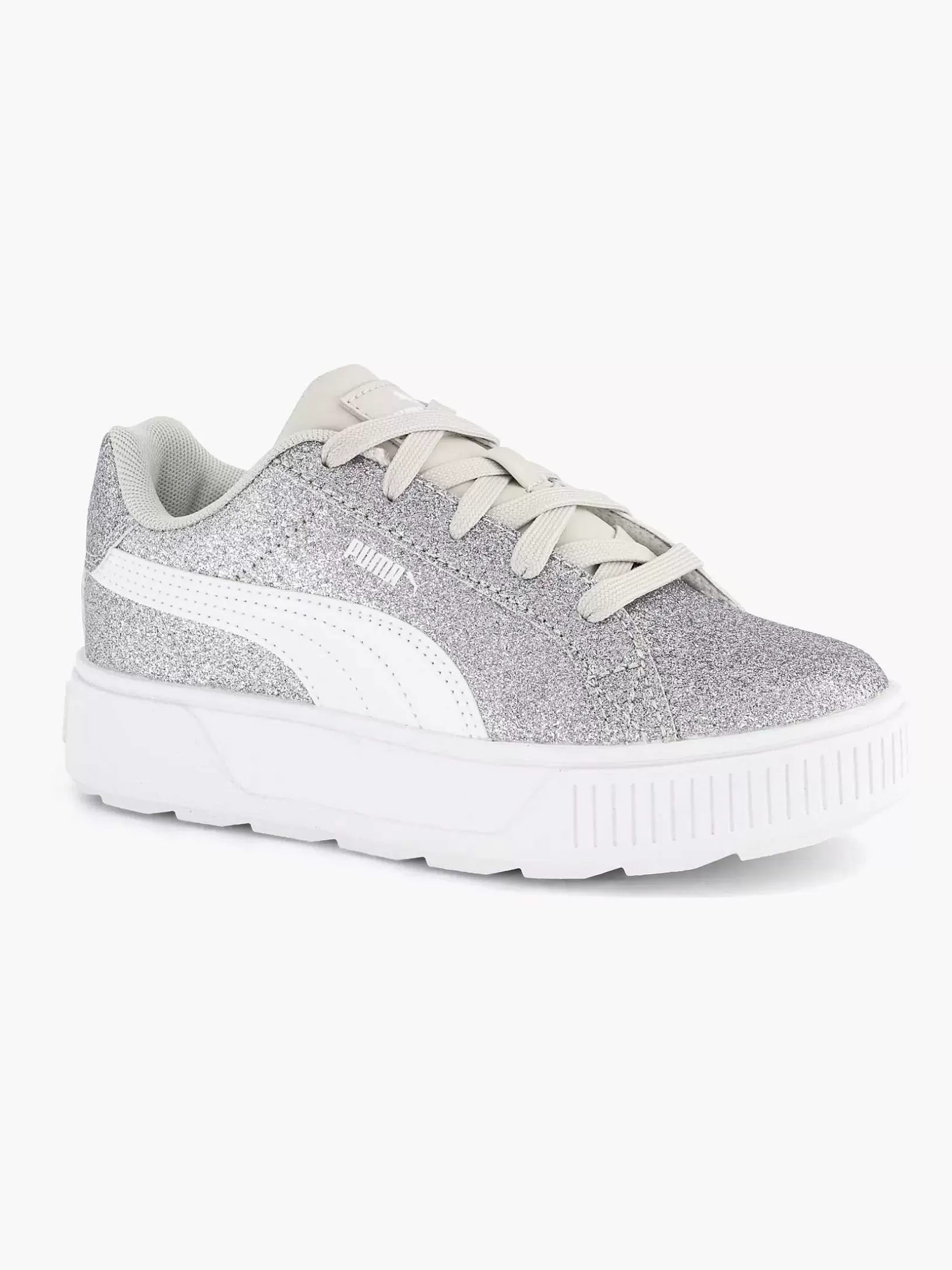 Children Puma Silver Karmen Glitz Ps Glitter