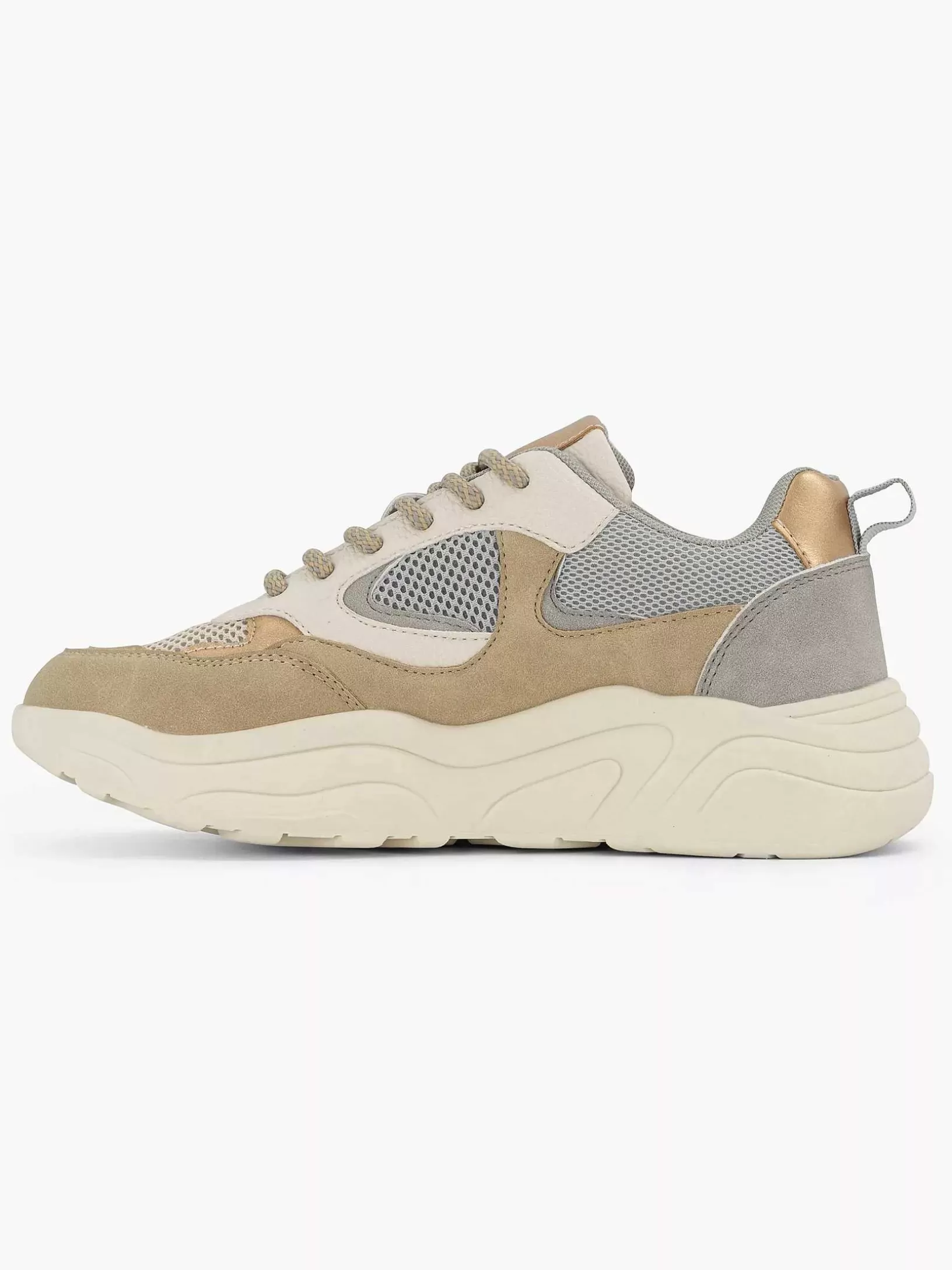 Ladies Oxmox Taupe Chunky Sneaker