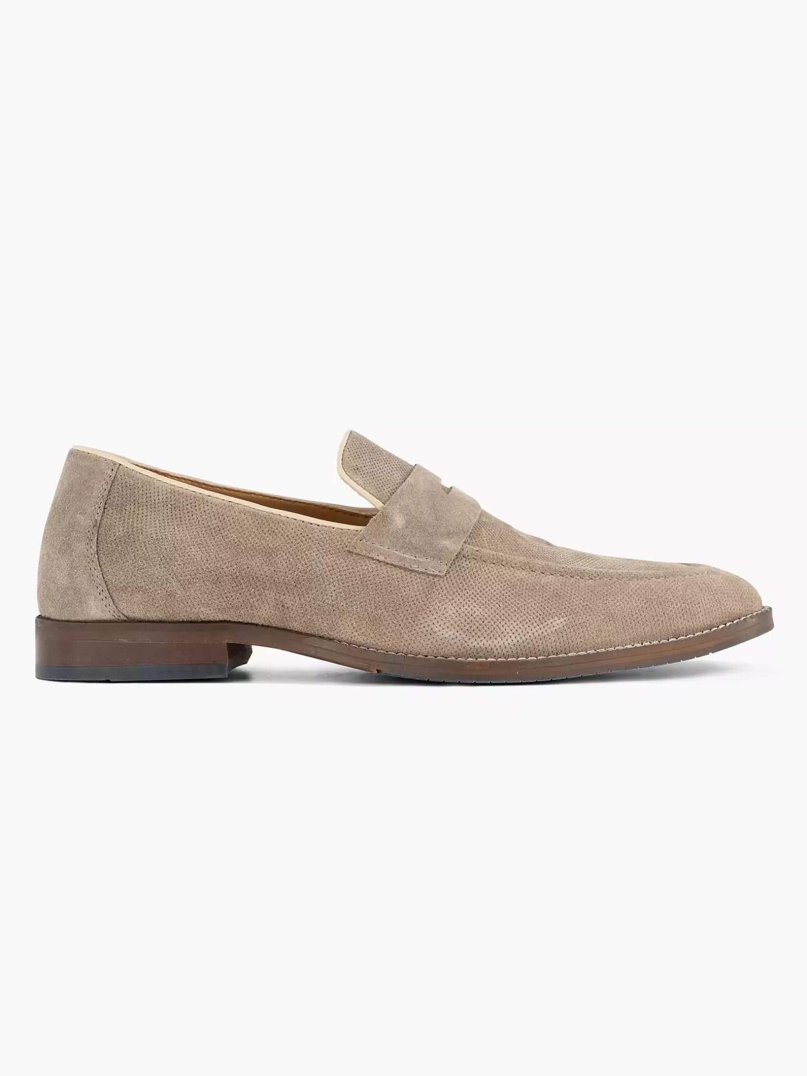 Gentlemen AM SHOE Taupe Suede Slip-On