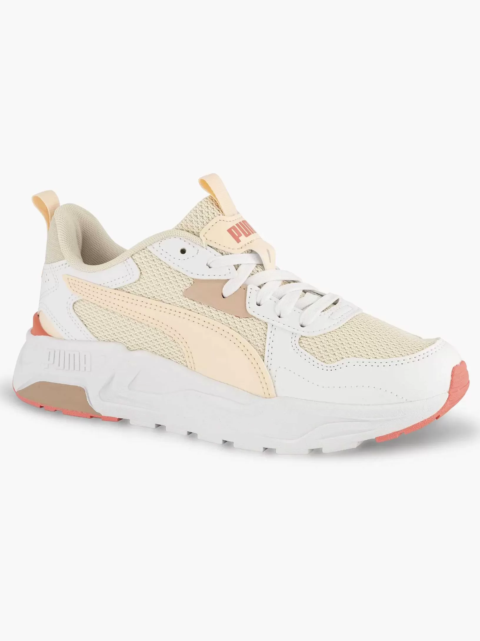 Ladies Puma White Chunky Sneaker Trinity Lite