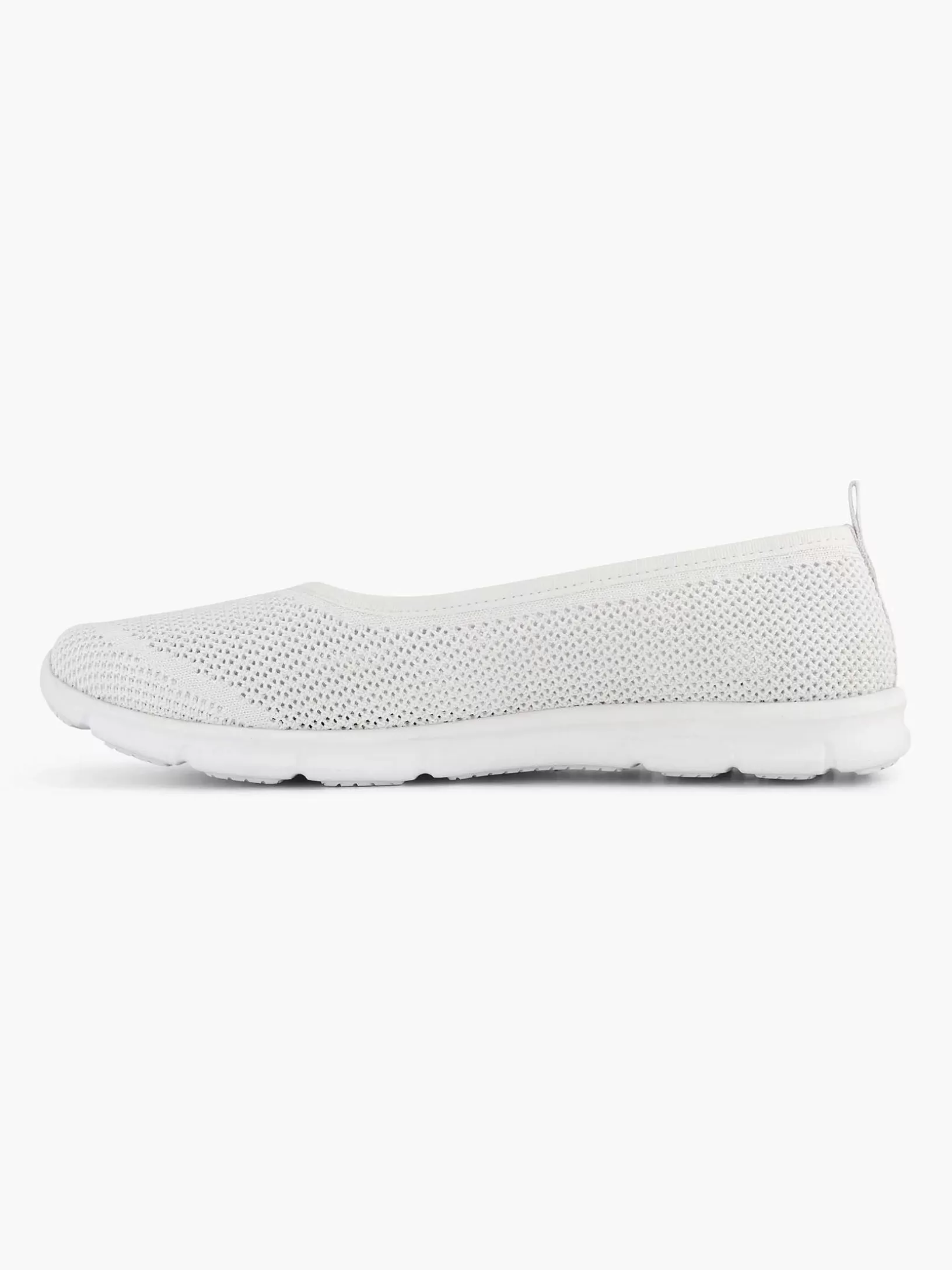 Ladies Easy Street White Comfort Slip-On