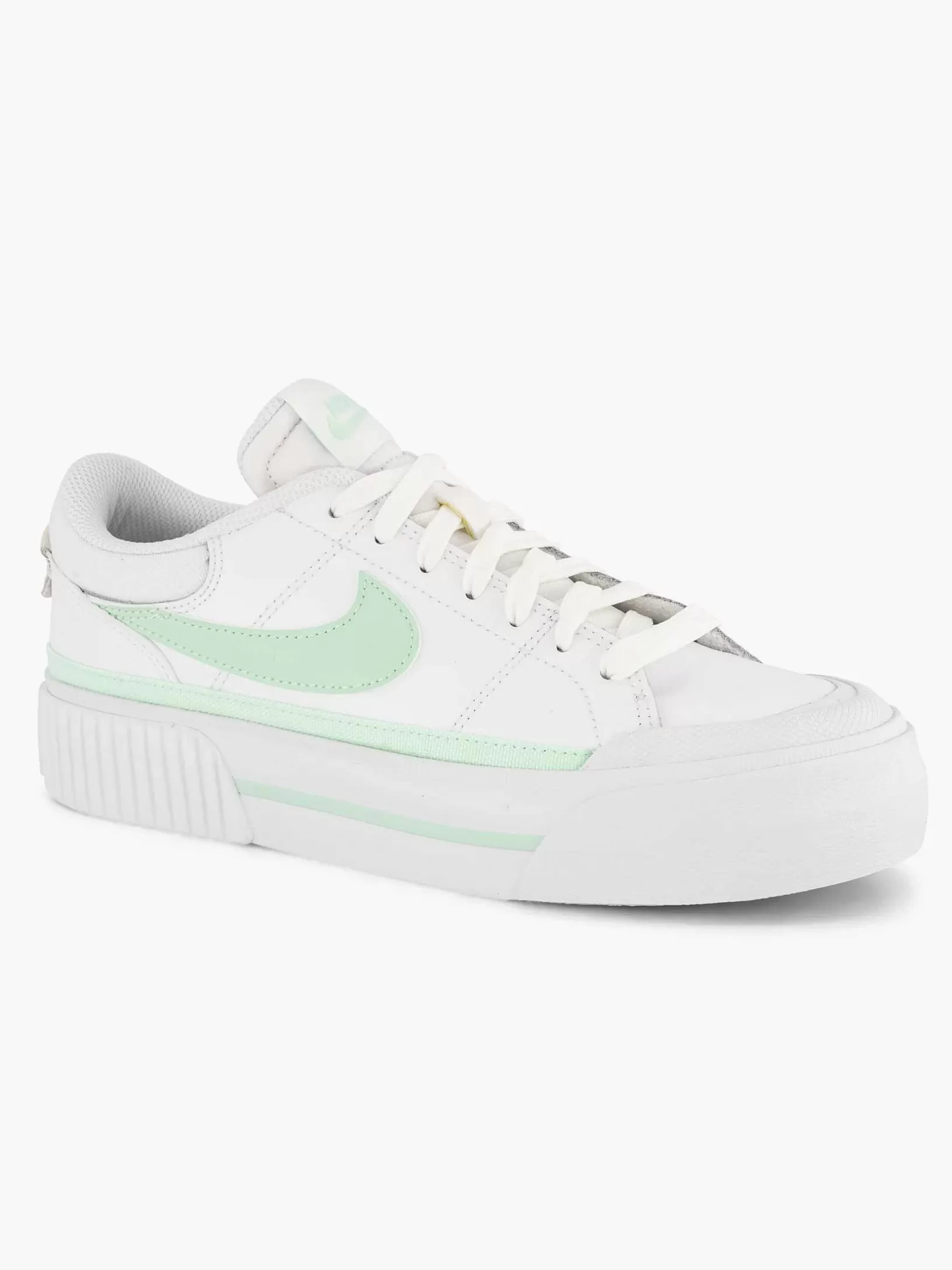 Ladies Nike White Court Legacy Elevator