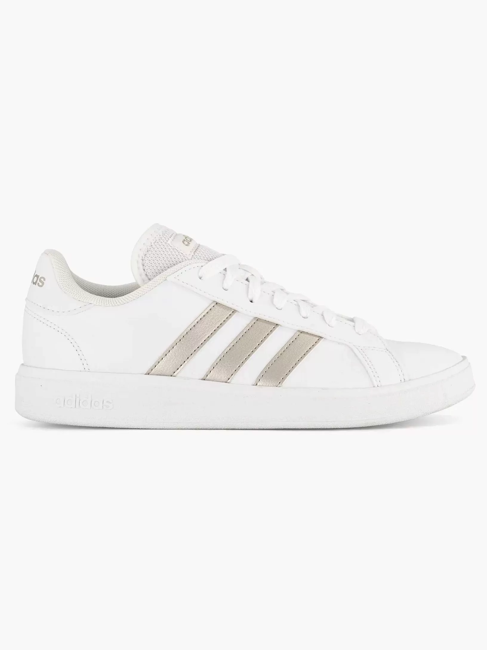 Ladies adidas White Grand Court Base 2.0