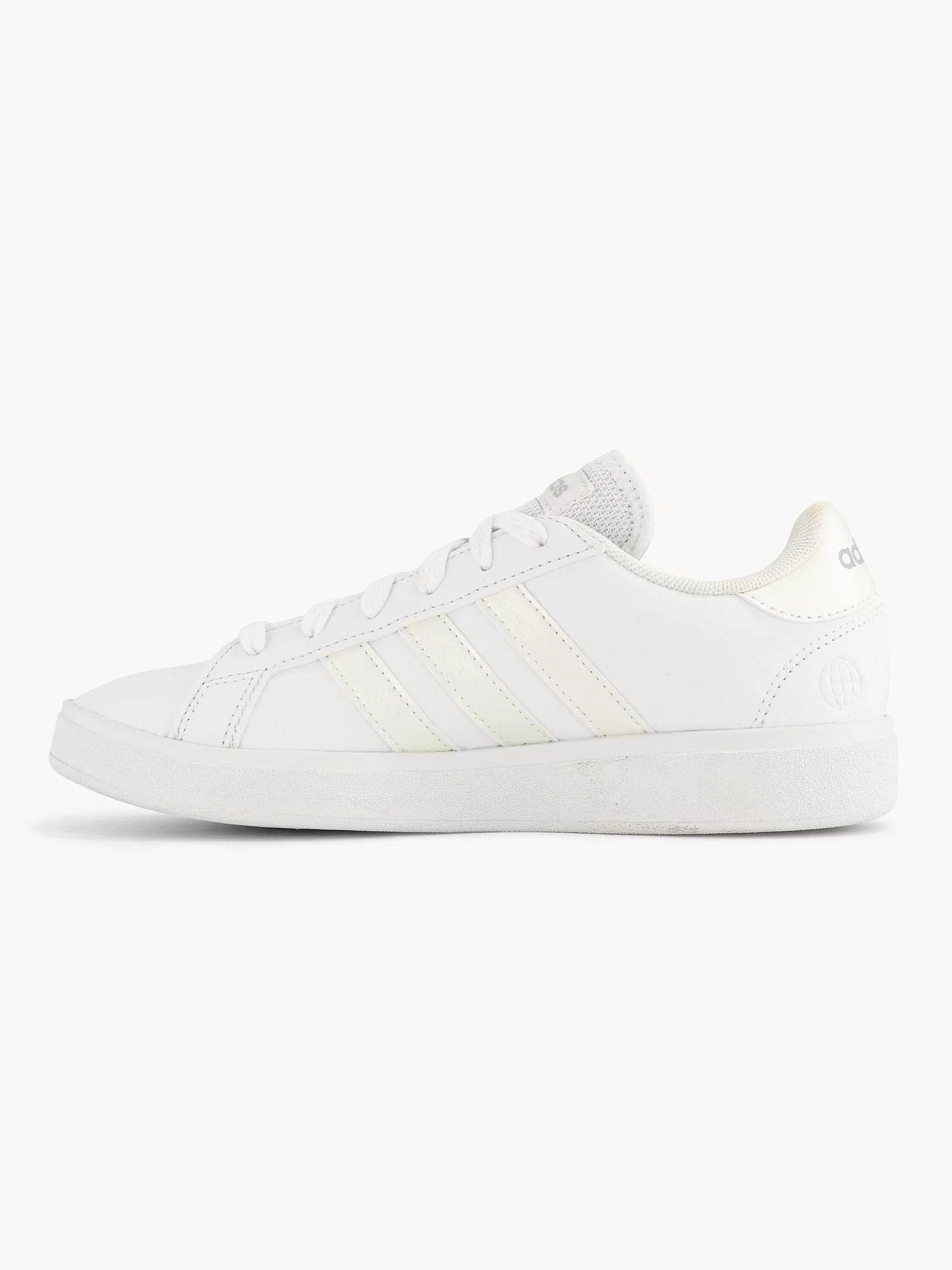 Ladies adidas White Grand Court Base 2.0