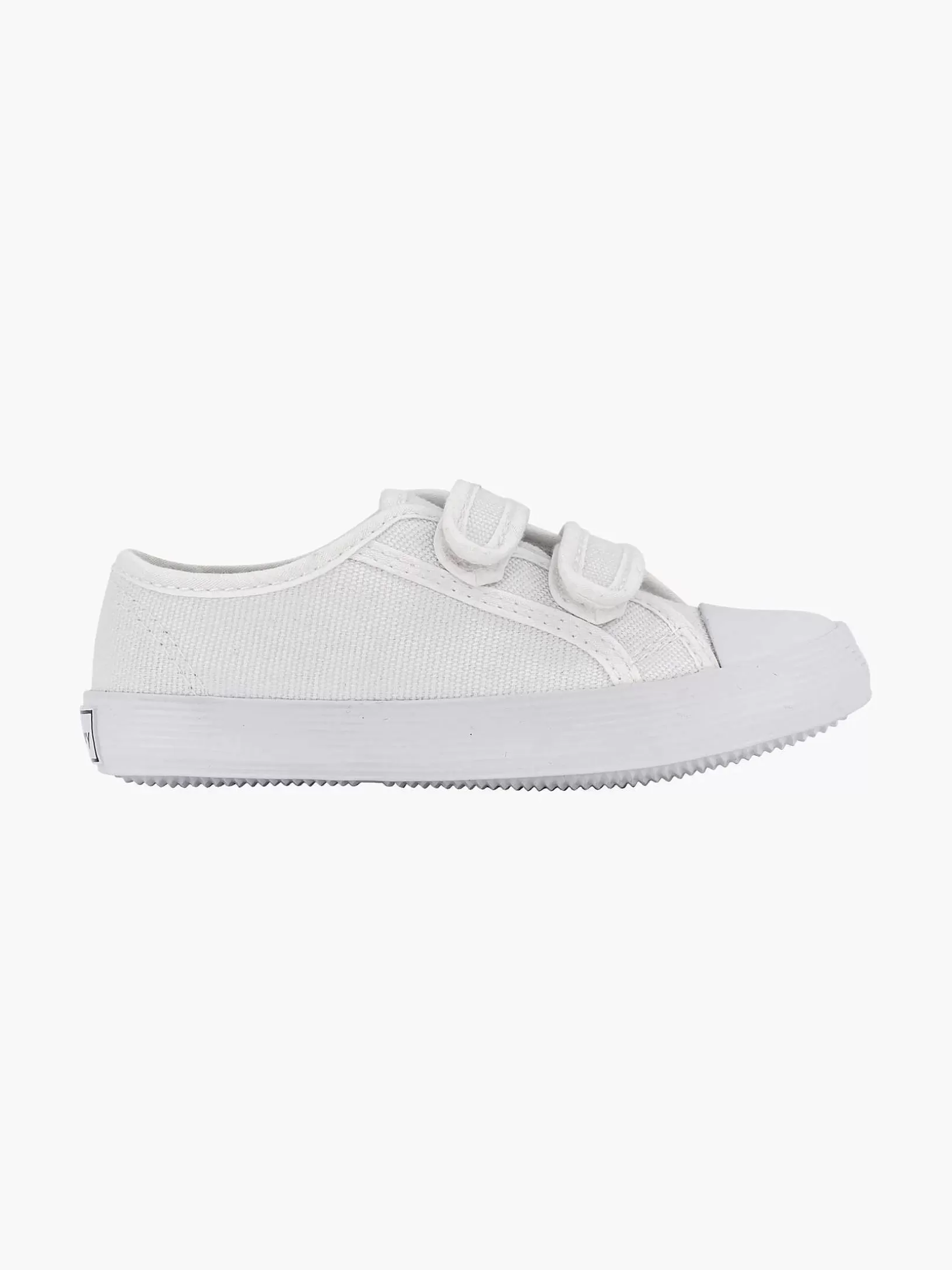 Children Vty White Gym Shoe Velcro