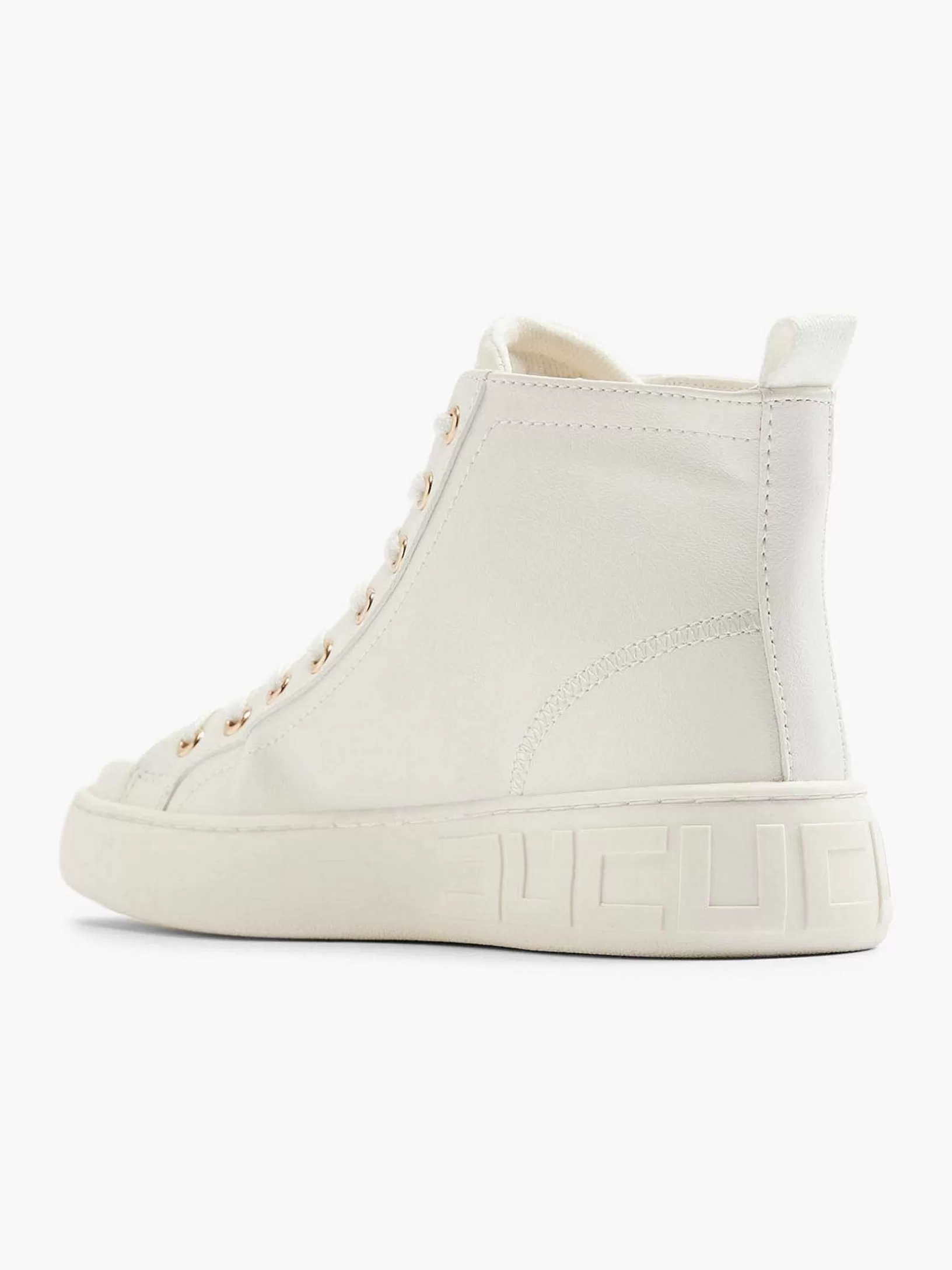 Ladies Graceland White High Sneaker