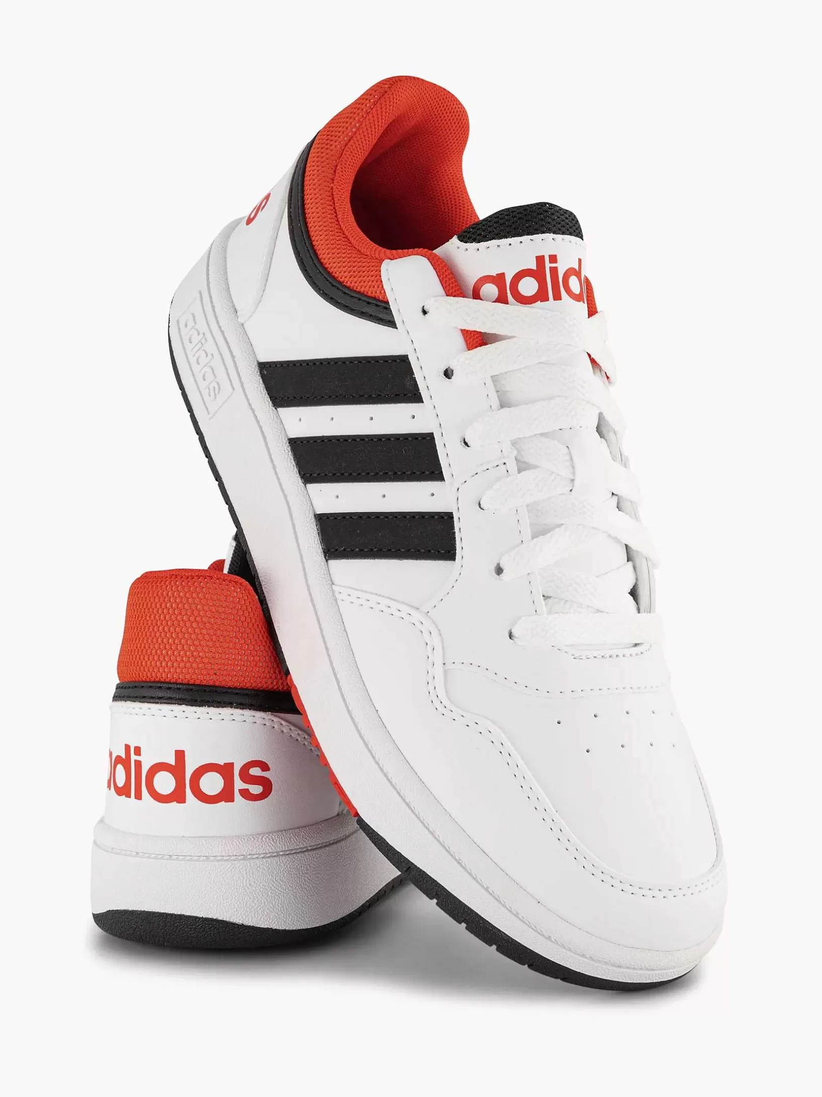 Children adidas White Hoops 3.0 K