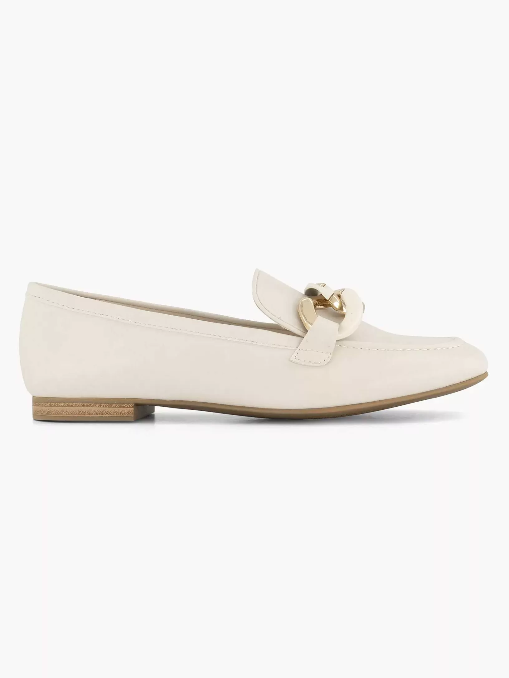 Ladies Graceland White Loafer