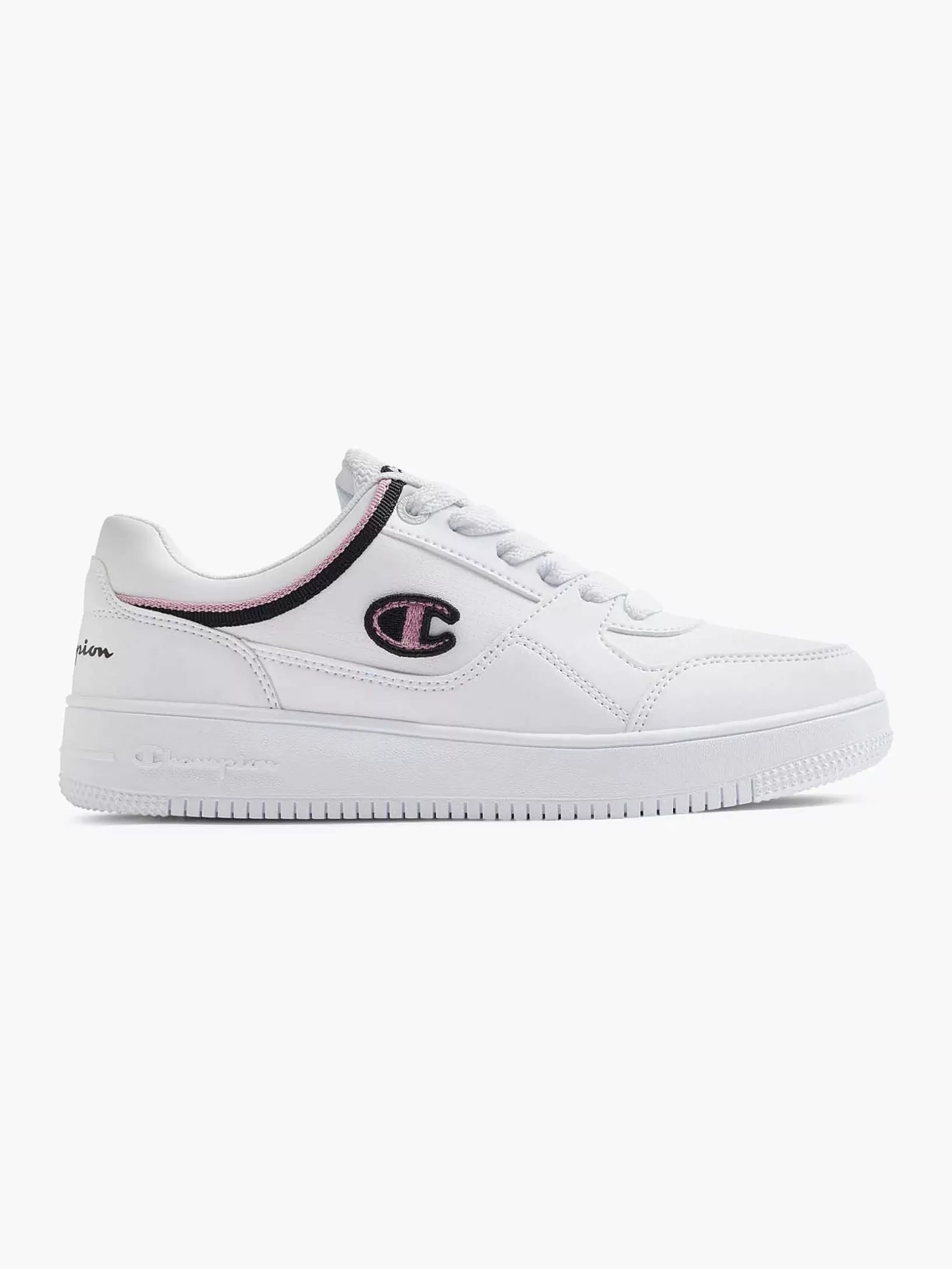 Ladies Champion White Low Cut Shoe Rebound