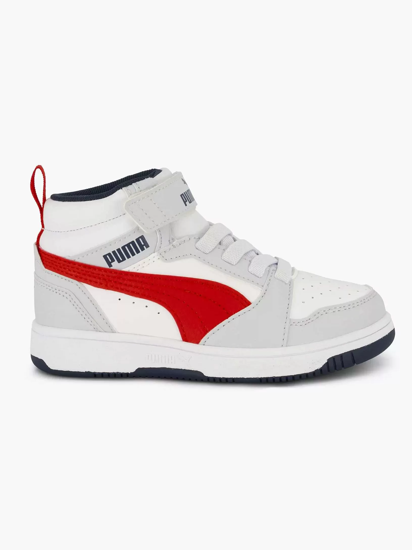 Children Puma White Rebound V6 Mid Ac+ Ps