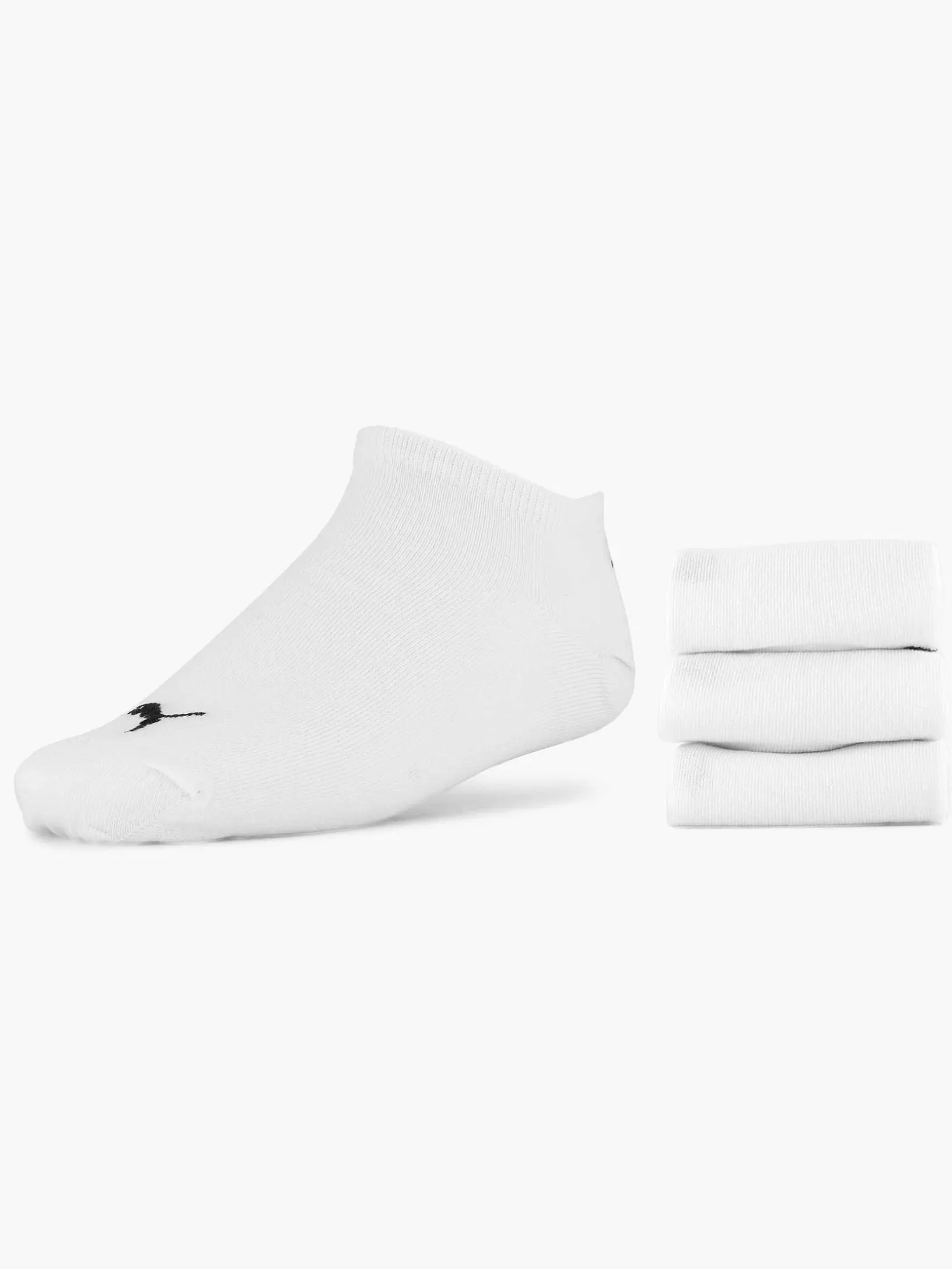 Gentlemen Puma White Sneaker Plain 3 Pack 39-42