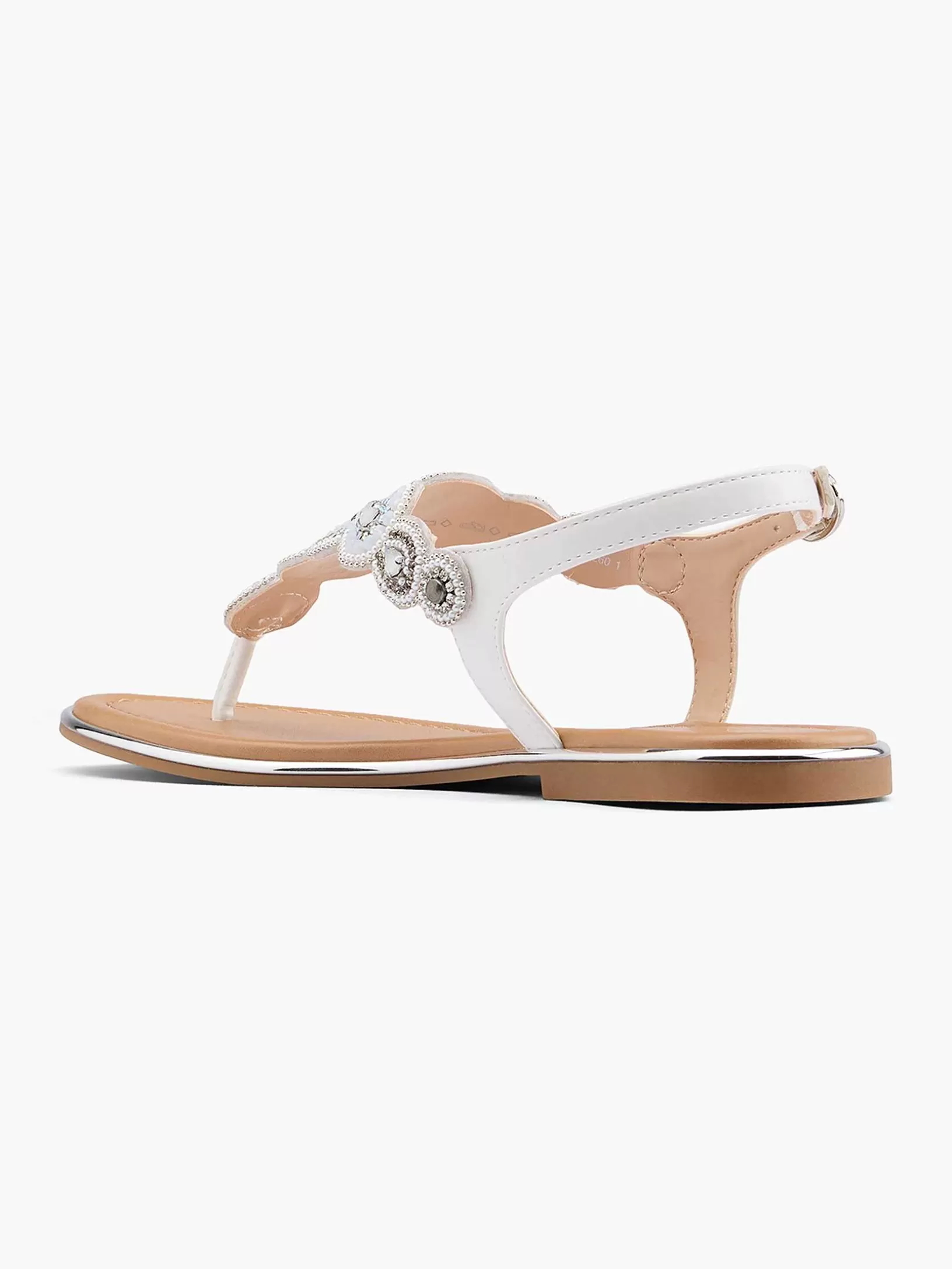 Ladies Graceland White Sandal