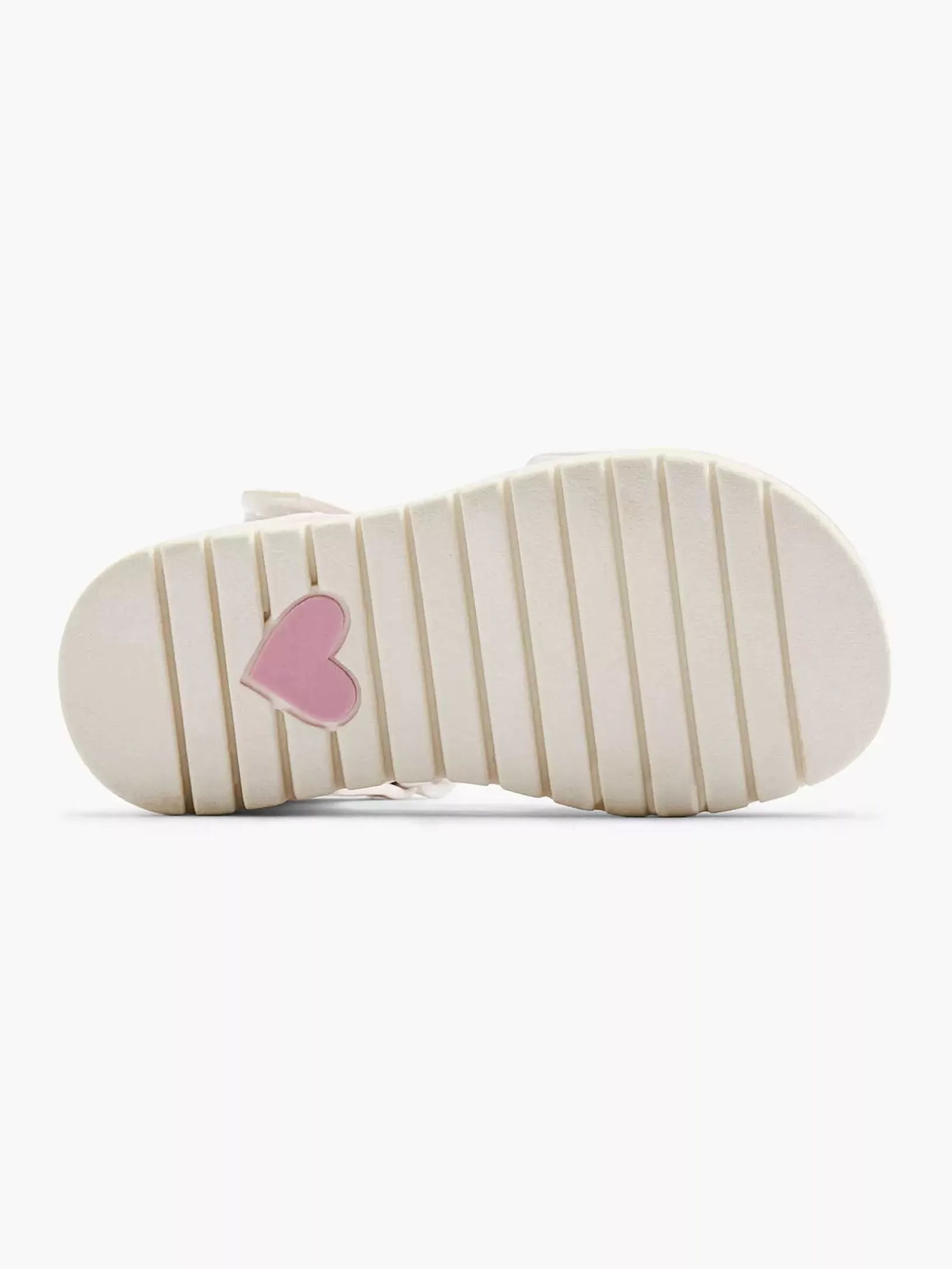 Children Cupcake Couture White Sandal Heart