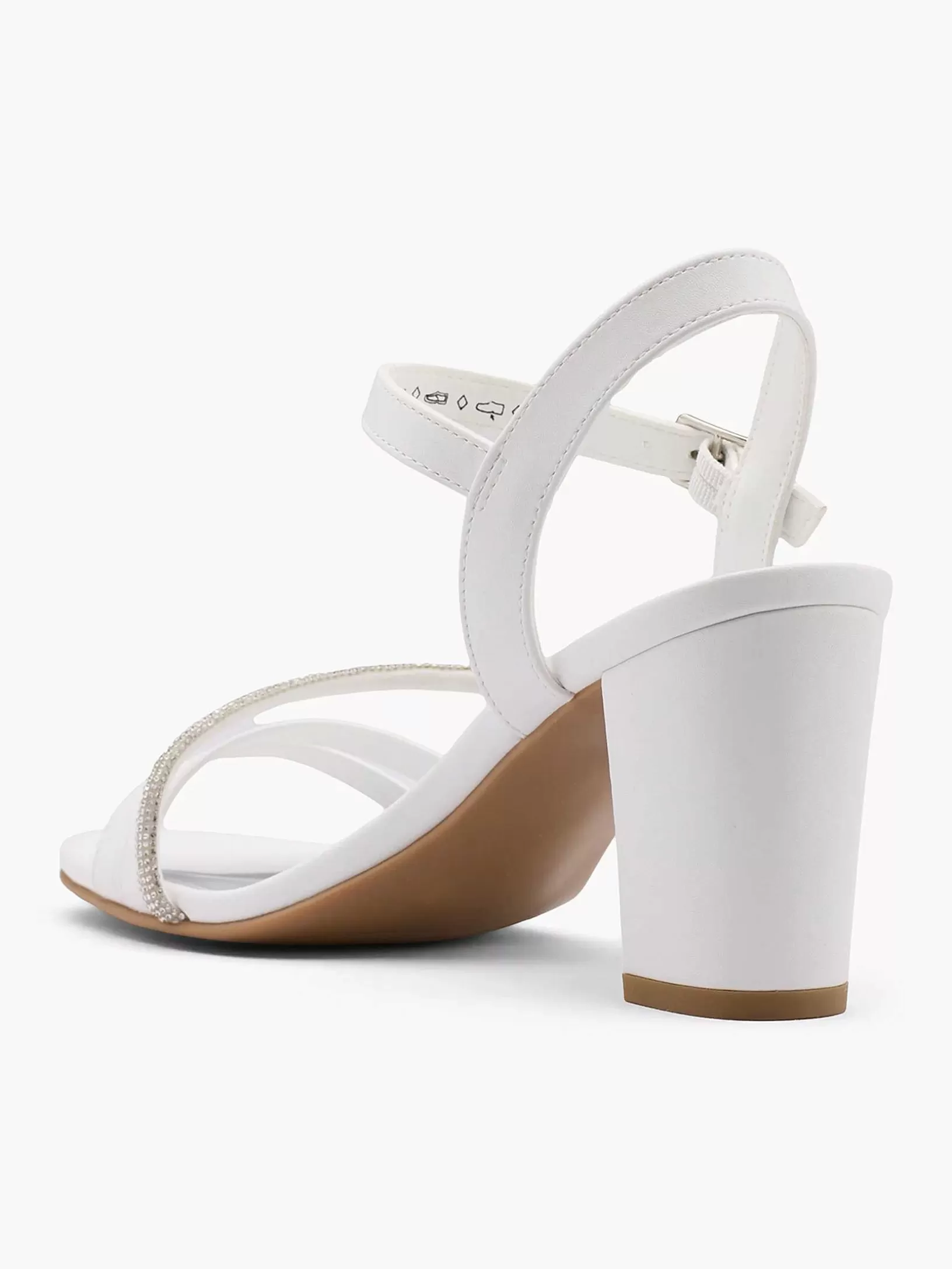 Ladies Graceland White Sandalette