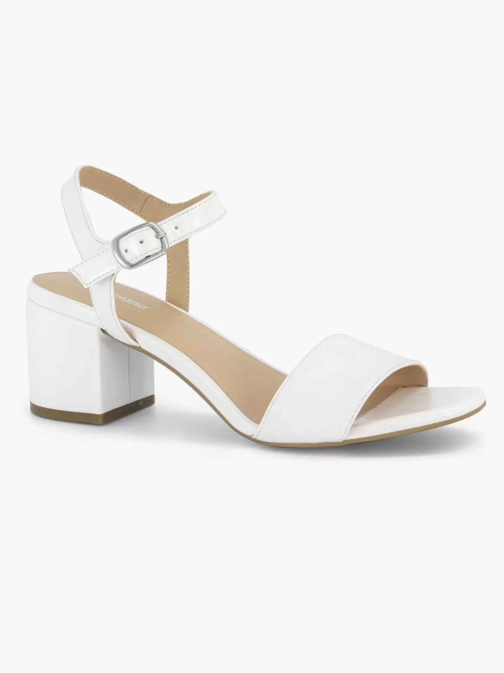 Ladies Graceland White Sandalette