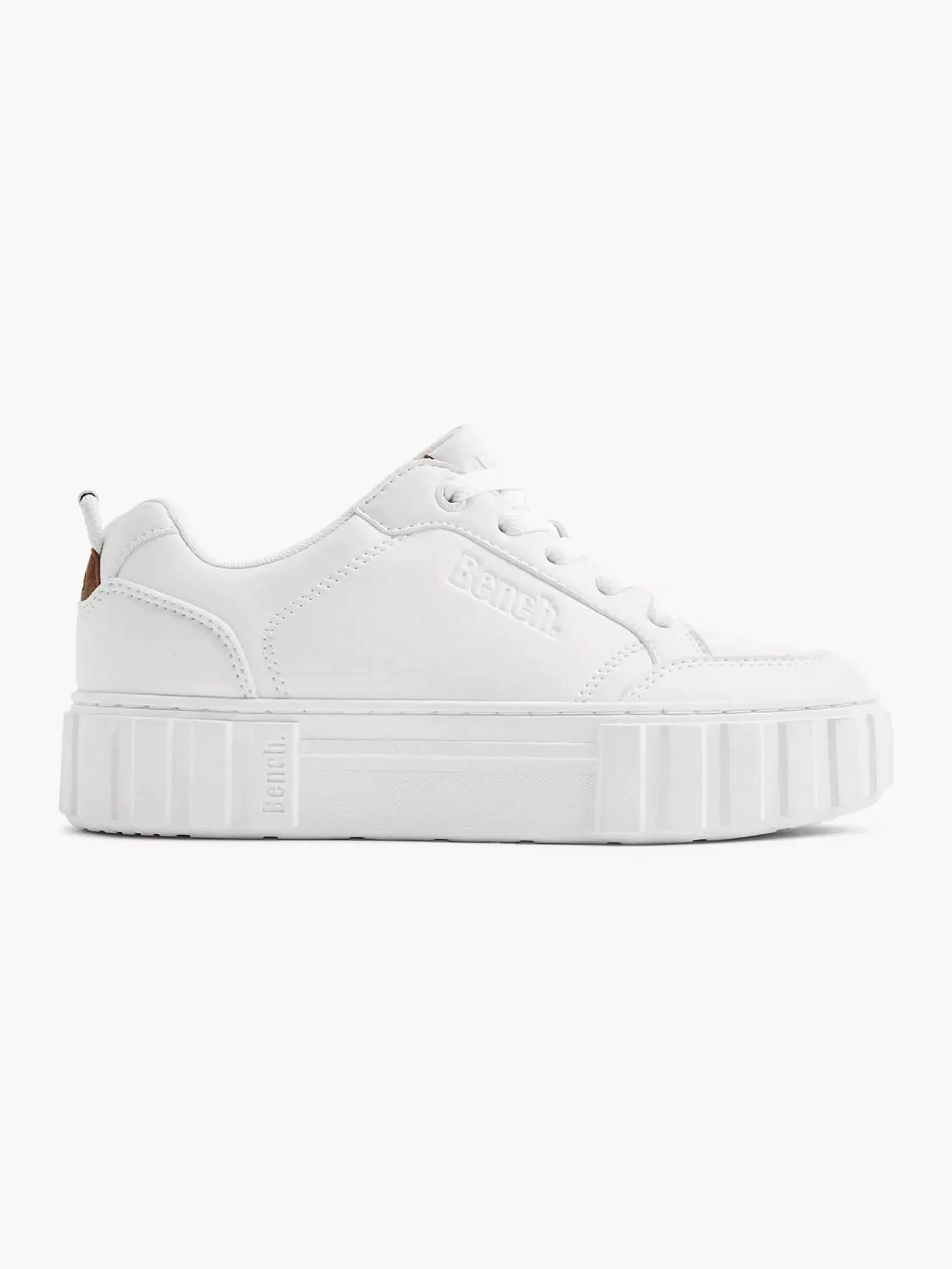 Ladies Bench White Sneaker