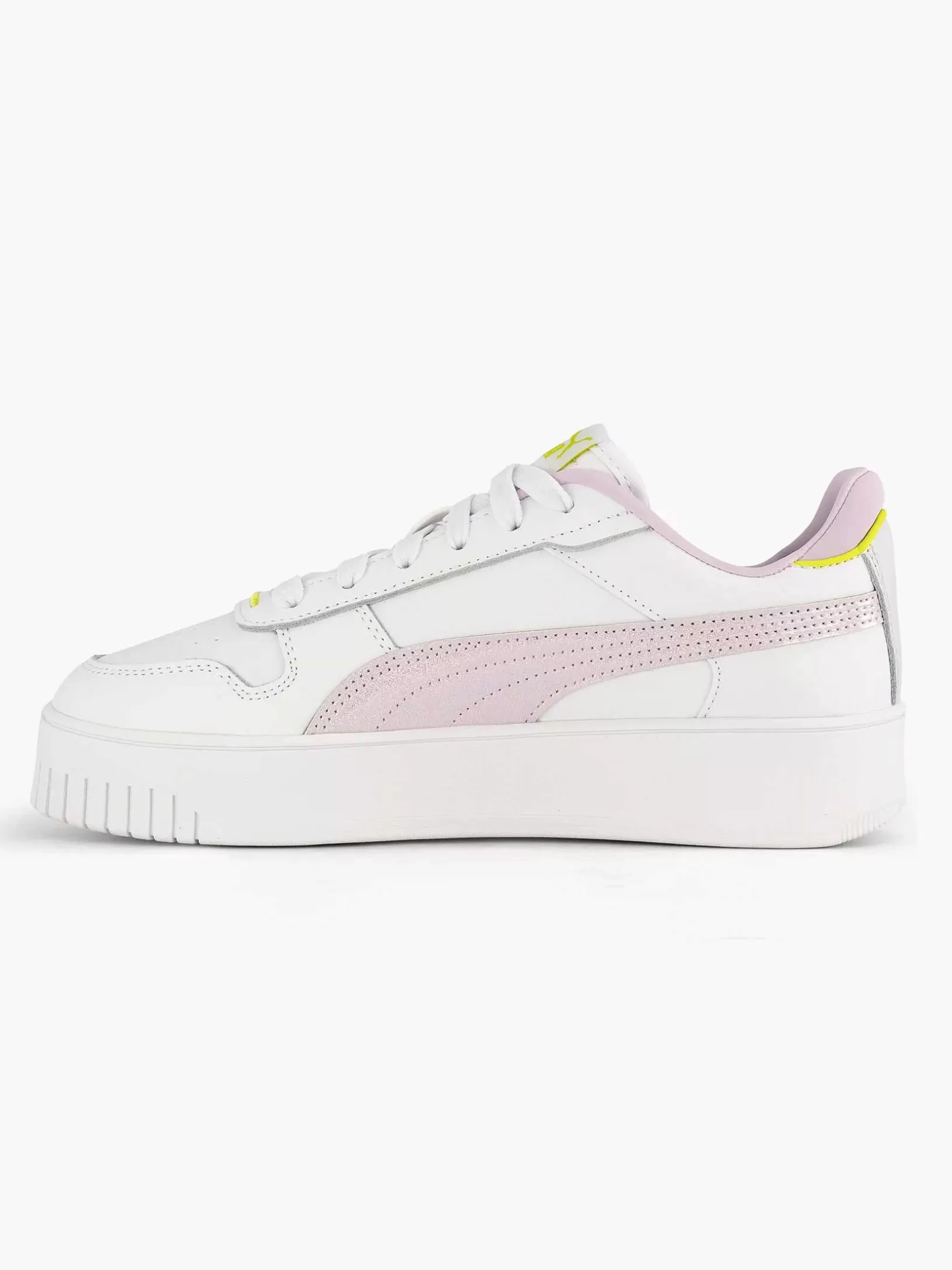 Ladies Puma White Sneaker Carina Street Shine