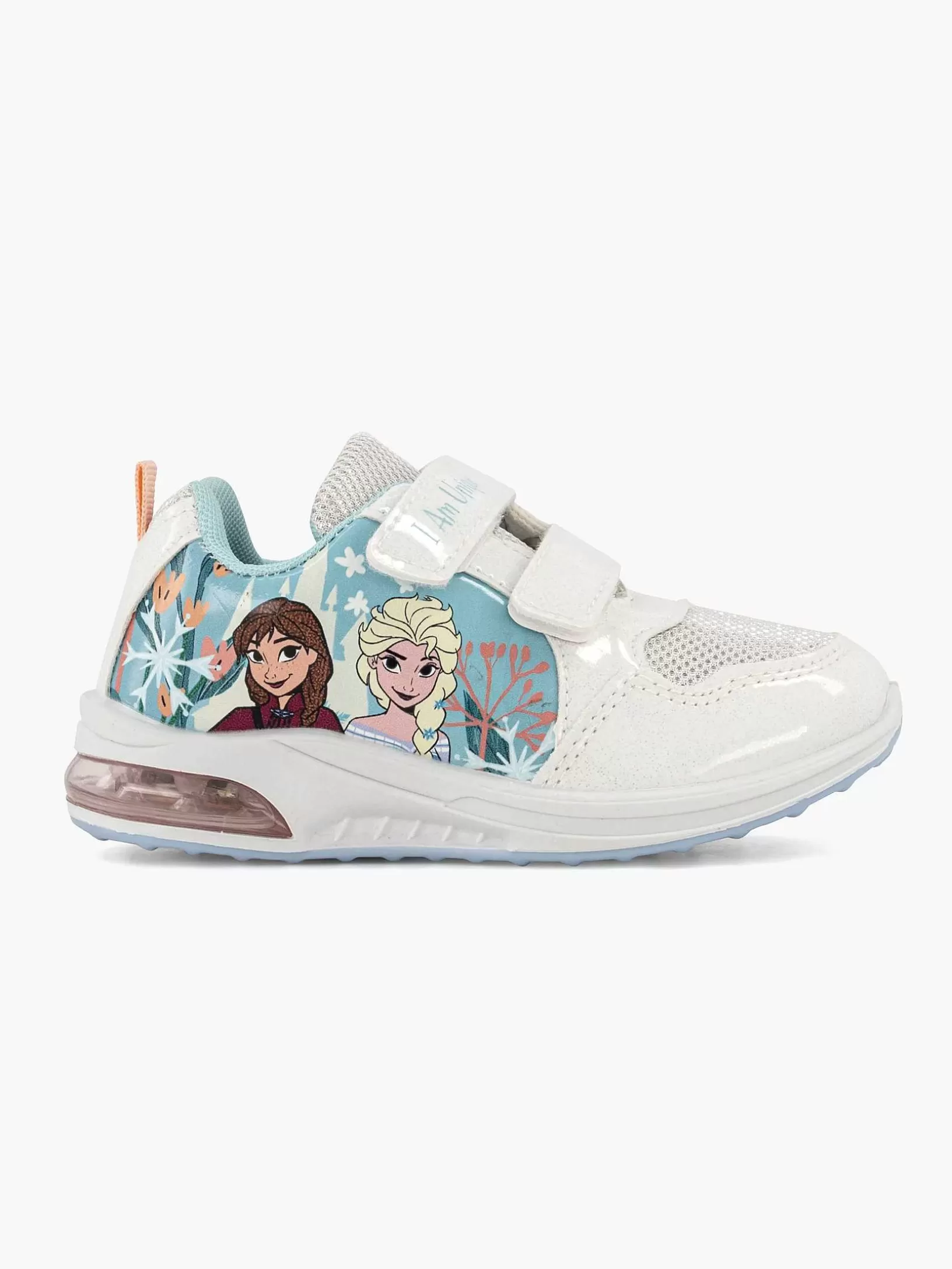 Children Disney Frozen White Sneaker Lights