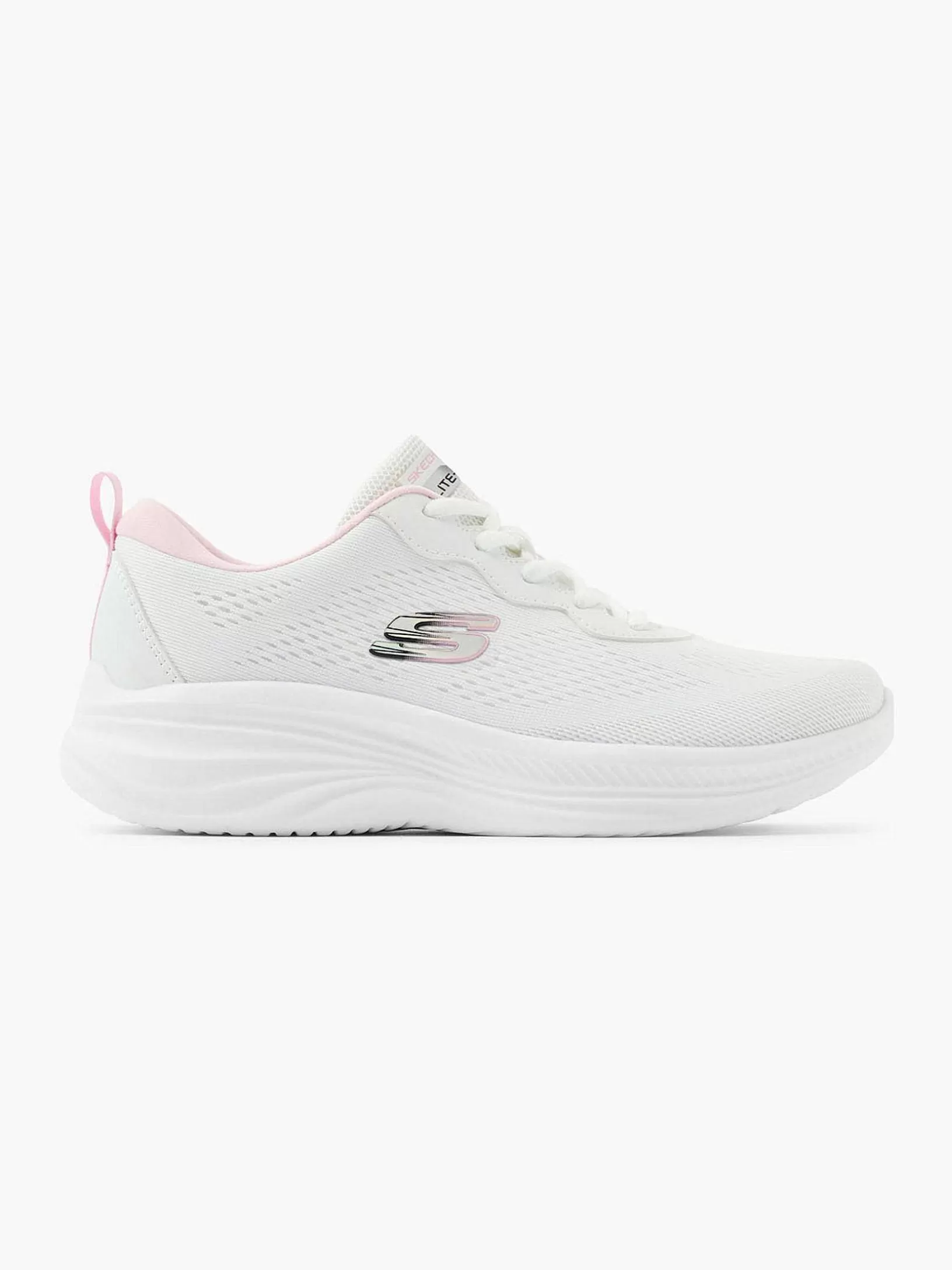 Ladies Skechers White Sneaker Memory Foam